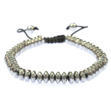 Magnetic Hematite Rondelle Bracelet - Good for Healing and Energy -Or Arthritis Pain Relief -