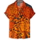 thumbnail image 4 of Camisa con estampado 3D de hongo crisantemo y limón para hombre, camisas hawaianas de verano, blusas playeras de manga corta con solapa y botones, blusa Aloha, 4 of 5