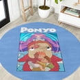 thumbnail image 1 of Ponyo Studio Ghibli Round Carpet Anime Style TS04, 1 of 5