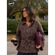 thumbnail image 2 of Chaqueta vaquera Retro con estampado de leopardo para mujer, abrigo de manga larga con bolsillo y solapa, con cinturón y cordones, ropa de calle para otoño, 2024, 2 of 5