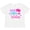 AA-White, variant on Inktastic 100 Days of School in Pink and Purple with Crown Girls Toddler T-Shirt