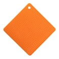 thumbnail image 1 of Youkk Drink Cup Coasters Heat Resistant Silicone Mat For Beverage Placement Easy To Clean And Reusable Orange, 1 of 6