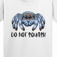 thumbnail image 4 of Inktastic Do Not Squash Cute Jumping Spider Youth T-Shirt, 4 of 5