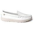 thumbnail image 4 of Minnetonka Women's Discover Deerskin, White, 7 M, 4 of 5