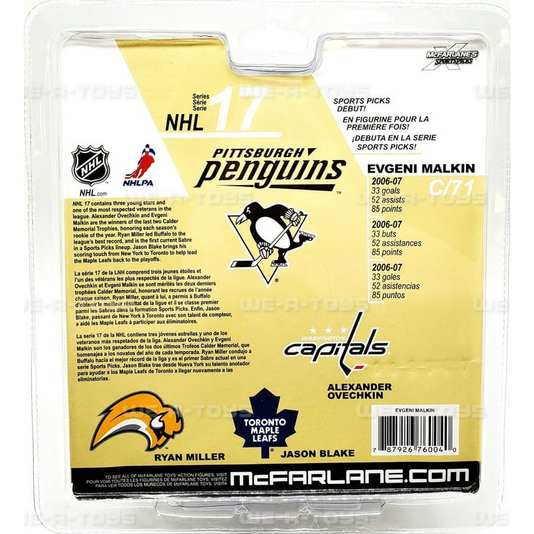 McFarlane NHL Figurines: Series 17 Evgeni Malkin Hockey Action