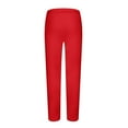 thumbnail image 5 of Aloohaidyvio 2 Pack Women's Fleece Lined Sweatpants Cotton Straight Leg Pants with Pockets Drawstring Winter Sweat Pants for Women, 5 of 5