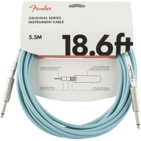 Fender® 18'6" Original Series Instrument Cable Daphne Blue # 0990520003