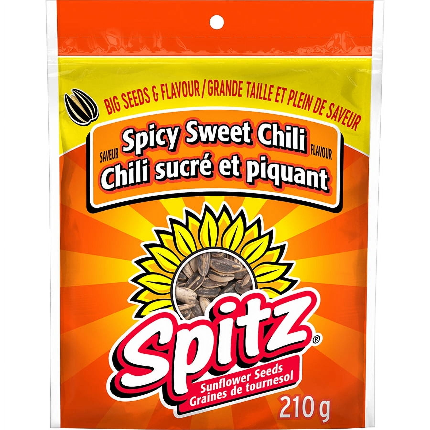 Spitz graines de tournesol saveur Chili sucré et piquant 210 g.