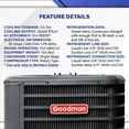 thumbnail image 4 of Goodman 2.5 Ton 13.4+ SEER2 Condenser AC Unit & 21" Vertical Evaporator Cased Coil - R32 Single Stage | Includes 30' Installation Kit | 30000 BTU, 4 of 9