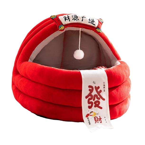 Cama de invierno para gatos, accesorios para mascotas, cómoda y gruesa, cojín cálido para gatitos. M