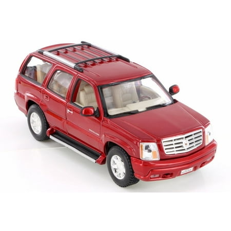 2002 Cadillac Escalade Red Welly 22412 4d 1 24 Scale
