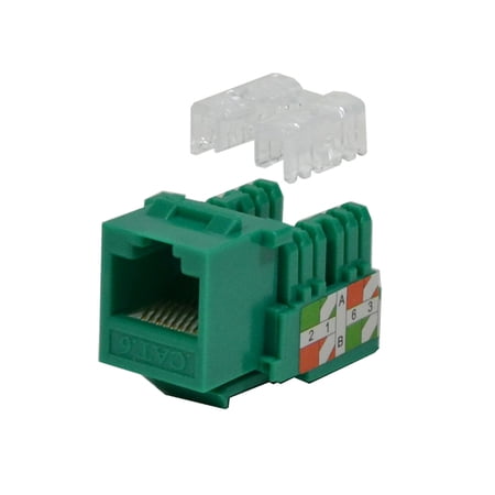 25 pack lot Keystone Jack Cat6 Green Network Ethernet 110 Punchdown 8P8C price history on PriceWatchPro