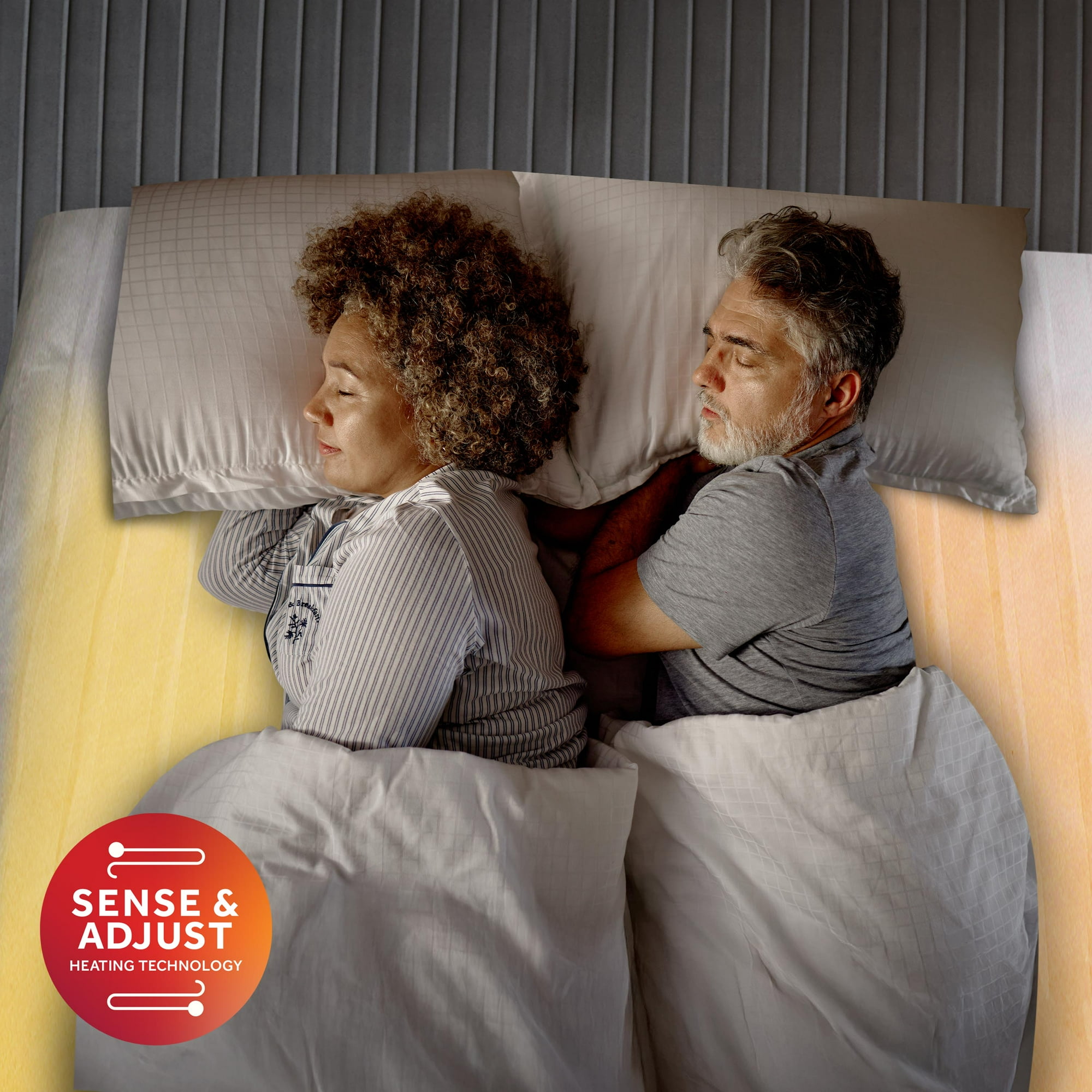 Sunbeam Quilted Electric Heated Mattress Pad 12 Heat Settings Auto