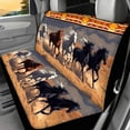 thumbnail image 5 of Pzuqiu Aztec Horse Car Seat Covers Full Set, Automotive Seat Covers Accessories Breathable Front Car Seat Cover Pack of 4 Car Seat Protector Cushion Pad Mat Easy to Install, 5 of 7
