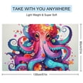 thumbnail image 2 of Colorful Octopus Microfiber Lightweight Beach Towel Quick Dry Absorbent Thin Towels for Swimming Pool Camping Beach Easy for Vacation Essentials, 2 of 7