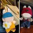thumbnail image 3 of Set de ropa para muñecas de peluche eBuddy, 17 cm, con sombreros y accesorios, 6 unidades, 3 of 7