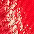 thumbnail image 4 of INC Womens Red Sequined Zippered Pouf Jewel Neck Party Top Size: M, 4 of 4
