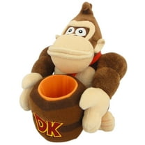 Donkey Kong Barrel - Super Mario Bros. 8" Plush (San-Ei) 1351