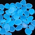 thumbnail image 2 of POLISE Spaces 300Pcs Multicolor Pastel Glow in the Dark Oval Decorative Pebbles Waterproof Luminous Stones for Outdoor Garden Path Aquarium Landscaping Or Backyard Patio Walkway, 2 of 7