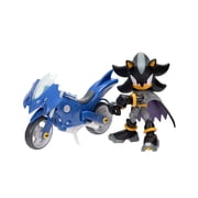 Sonic X DC Shadow As Batman 5 inch Scale Action Figure with Batcycle Vehicle