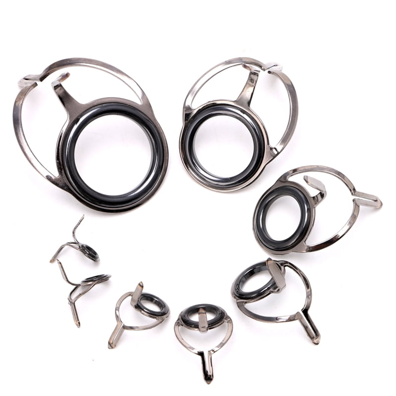 8pcs Fishing Rod Tip Repair Kit Rod Top Tips Replacement Fishing Rod Tips 8pcs Fishing Rod Tip Repair Kit Rod Top Tips Replacement Fishing Rod Tips