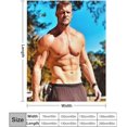 thumbnail image 2 of Cool Alan Ritchson Blanket Ultra Soft Flannel Fleece Blanket Stylish Bedroom Living Room Sofa Warm Blanket All Season Use 40""*50"" （100 * 130cm）, 2 of 6