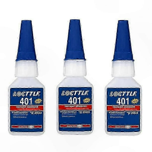 3-Pack 20ml Instant Super Glue for Quick Repairs and Bonding Projects