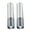 Silver2, variant on HIBIBUD 2Pcs Small Flashlight,Three Levels of Dimming Keychain Light,Portable Led Flashlight,Black1