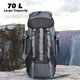 thumbnail image 2 of Yescom Outdoor 70L Sports Hiking Camping Backpack Travel Mountaineering Shoulder Bag Rucksack Large Black Yescom Modern, 2 of 10