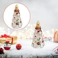 thumbnail image 2 of Fall Decor Outdoor Festival Christmas Tree Statue Christmas Tree Decorations Christmas Decorations Fireplace Desktop Centerpiece With Gift Box, 2 of 7