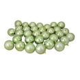 thumbnail image 2 of 32ct Celadon Green Shatterproof 2-Finish Christmas Ball Ornaments 3.25" (80mm), 2 of 2