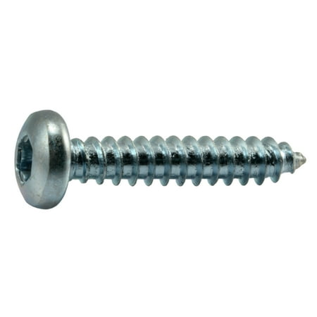 

#10 x 1 Zinc Plated Steel Star Drive Pan Head Sheet Metal Screws (30 pcs.)