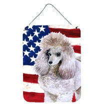 Poodle Patriotic Wall or Door Hanging Prints