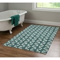 thumbnail image 3 of Outdoor Washable Doral Aqua & Green 3' x 5' Accent Rug, 3 of 8