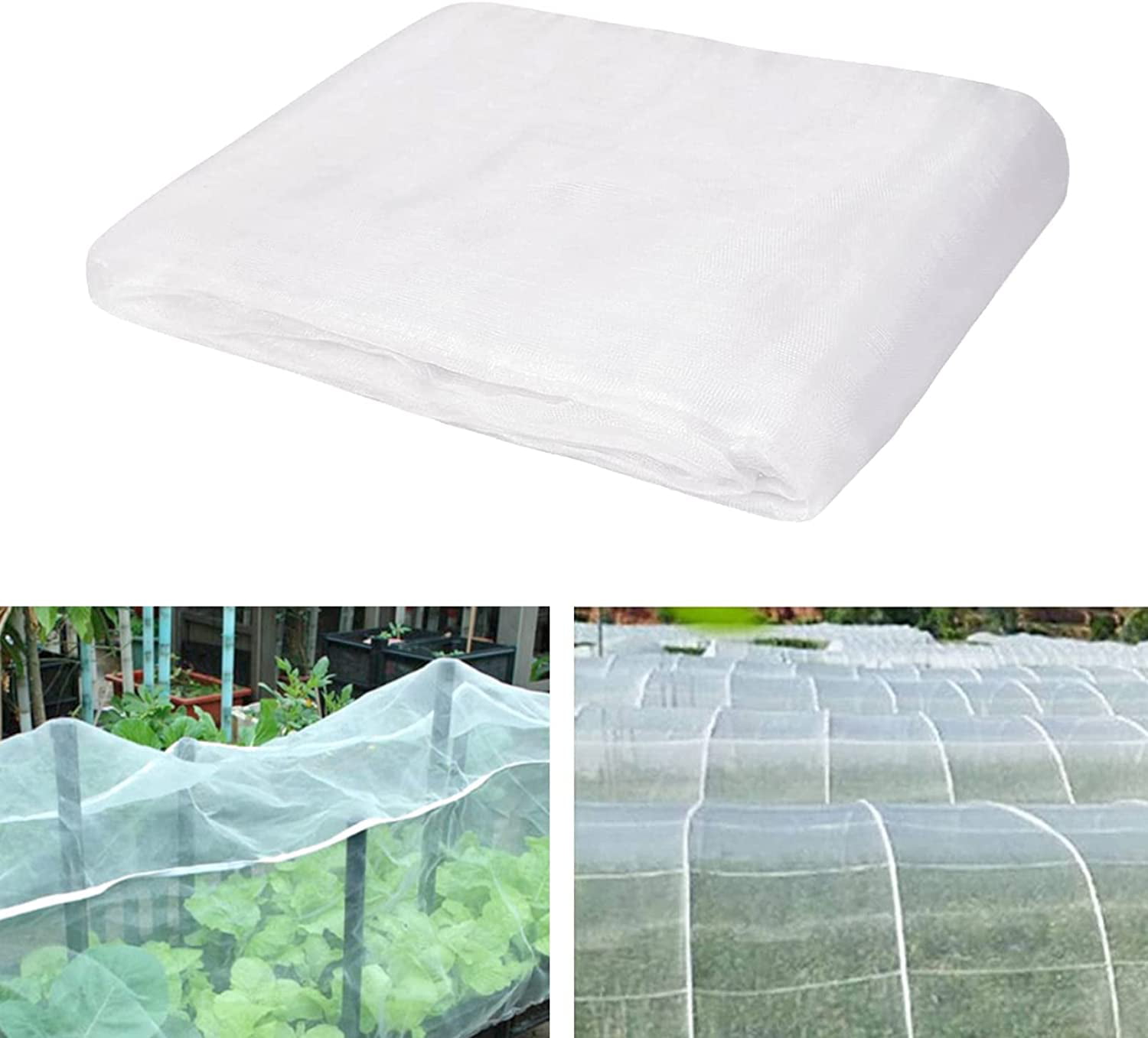 Birds Mesh Net is Easy to Use,Lasting Protection Against Birds KUD Shade Heavy Duty Anti Bird Netting for Garden,Protect Plants and Fruit Trees from Birds and Animals 6.8ft×20ft 