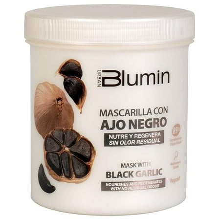 Blumin Hair Mask with Black Garlic Extract, Nourishes, Regenerates, Hydrates, and Illuminates the Hair, 700 ml