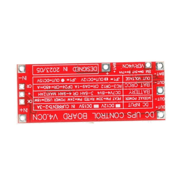 12V/15V 24W 1A UPS Power Supply Module Uninterruptible Power Control Board Charging Step Up Module for Networking
