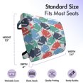 thumbnail image 5 of Fish Lumbar Pillow, Simple Colorful Cartoonish Piranha Pattern, Soft Back Cushion for Office Chairs with Adjustable Straps, 14" x 13", Multicolor, by Ambesonne, 5 of 7