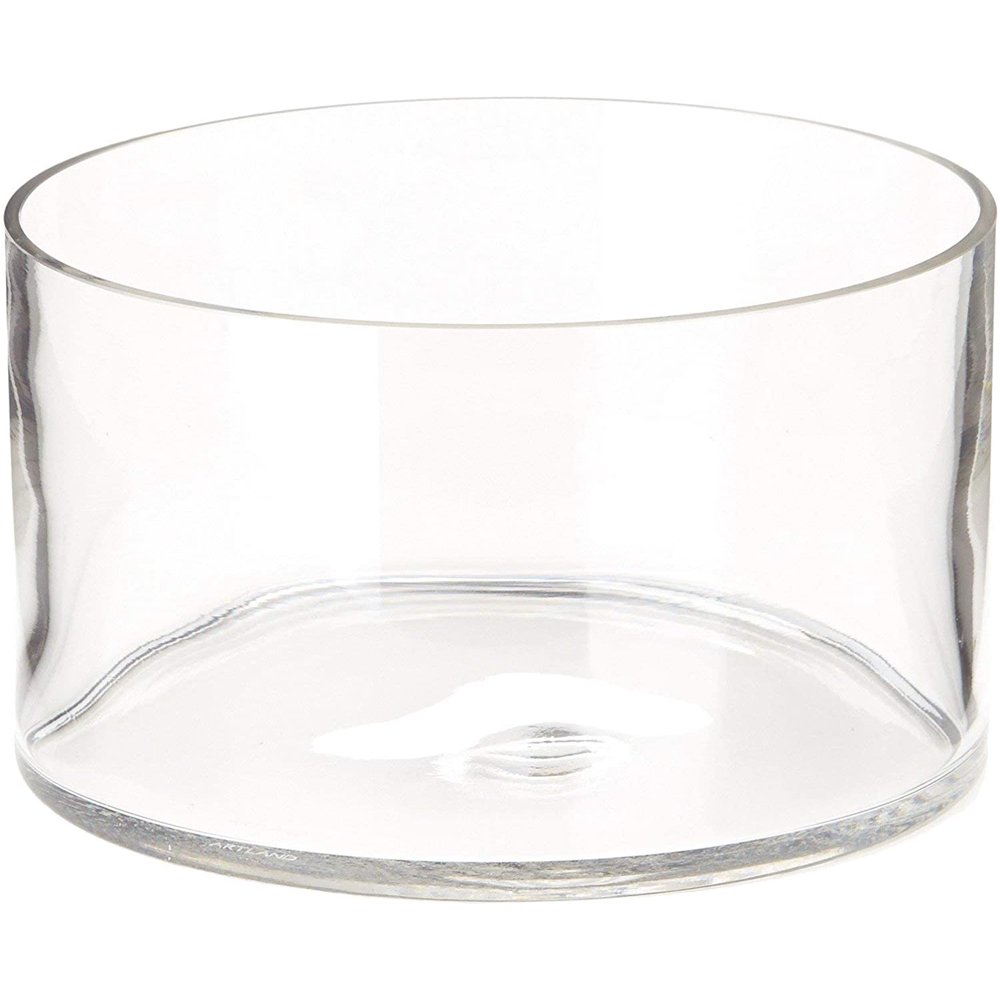 Artland Simplicity Cylinder Salad Bowl, Clear