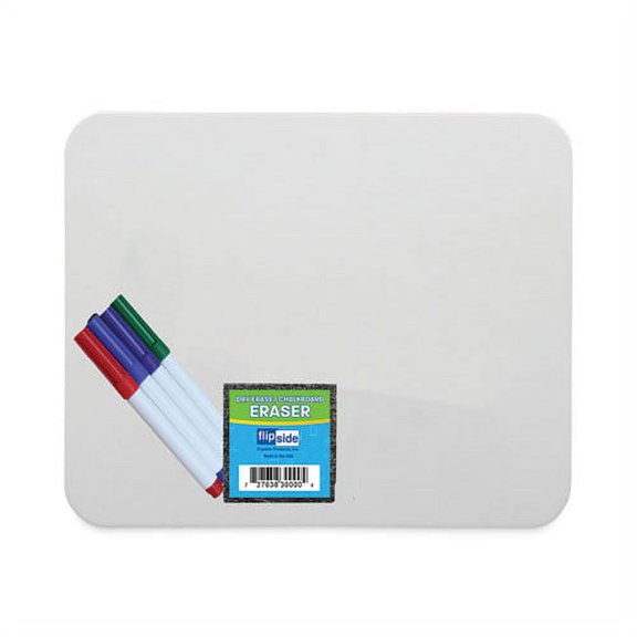 Magnetic Dry Erase Board Set, 12 x 9, White Board, Assorted Color Markers, 12/Pack | Bundle of 2 Packs