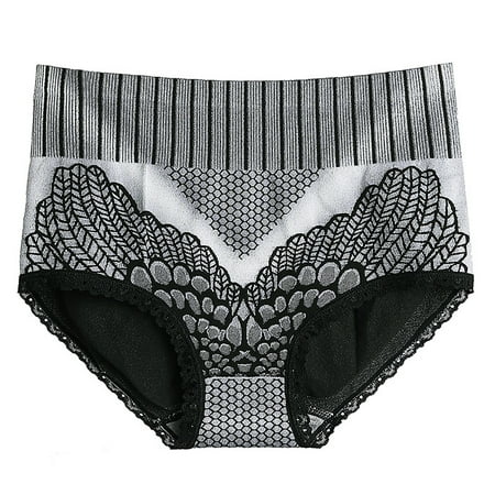 

YXGla Briefs High Waist Butt Lifter Polyester Graphene Panties for Women