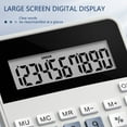 thumbnail image 4 of LAIQIEN Battery Operated Calculator With Big Display Ideal For Financial Accounting Tool, 4 of 10