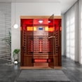 thumbnail image 4 of Erinnyees 2-3 Person Infrared Sauna, Wooden Home Sauna, 4 of 8
