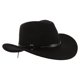 thumbnail image 5 of GOOHOCHY Sombrero de vaquera de ala ancha, estilo occidental, para fiesta, disfraz, decorativo, 5 of 7