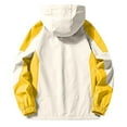 thumbnail image 4 of Breezora Veste Imperméable Résistante au Vent pour Femmes Imperméable Décontractée XXXXXL Taille Jaune, 4 of 9