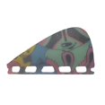 thumbnail image 3 of Aletas de surf Longboard Aletas de color de cola de flor de fibra de vidrio, 3 of 5