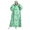 thumbnail image 2 of Komoo Oversized Hoodie Blanket Women Men Cartoon Printed Fleece Long Blanket Hoodie Giant Hoody Hoodie, 2 of 8