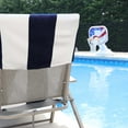thumbnail image 4 of Cotton Blue Cabana Stripe Standard Size Chaise Lounge Chair Cover by Superior, 4 of 11