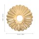 thumbnail image 5 of Nestingho 12Ud Accesorio Para De En Hierro Forjado Con Floral Dorado Resistente, 5 of 6