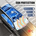thumbnail image 2 of Car Window Sunshade Laser Reflective Cloth Foldable Windshield Sun Shade for UV Protection, Heat Insulation & Privacy, 2 of 5